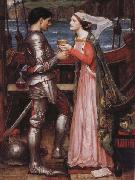 John William Waterhouse Tristram and Isolde oil painting